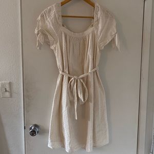 super adorable white/cream colored dress 🤍